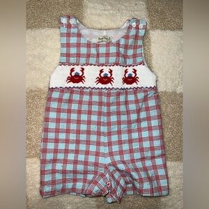 Classy Couture Crab Plaid Smock
